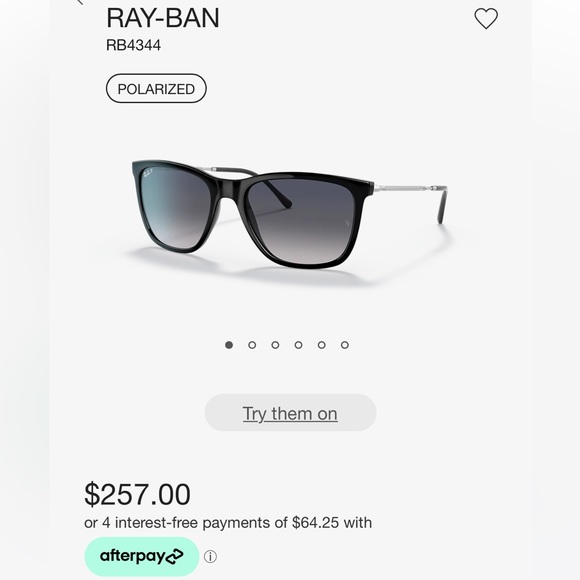 NEW- Ray-Ban Unisex Sunglasses- RB4344 - Picture 6 of 7